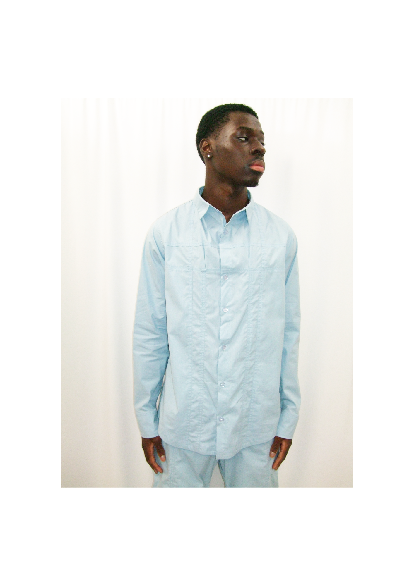 BROTHER BROTHER PANELLED SHIRT