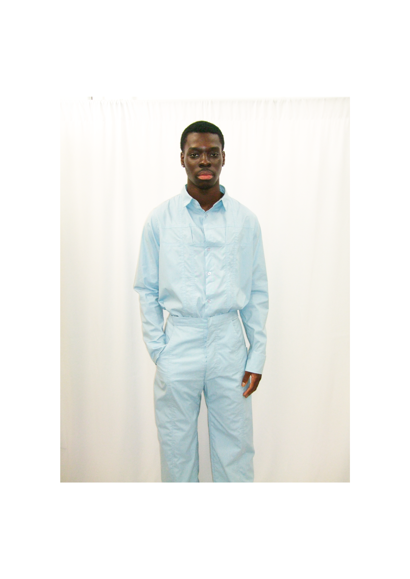 BROTHER BROTHER PANELLED SHIRT